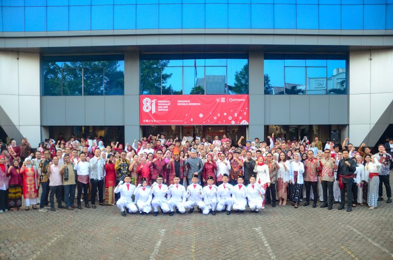 Upacara Peringatan HUT RI ke-81 di Lingkungan Perumnas